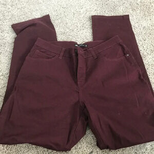 Maroon Red Lee Classic Fit Pants Size 8 Medium